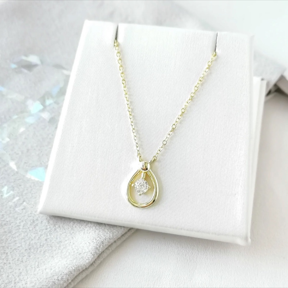 Alicia Bonnie Gold CZ Necklace